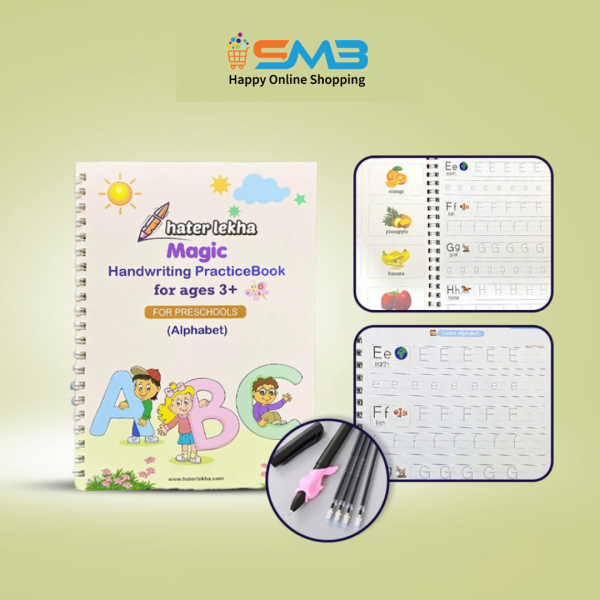 Magic Handwriting Practices Book for Kids- Subject: Bangla, English, Arabic, Math Books. Best Educational Online Shop for Kids in Bangladesh at ShopnoMarket