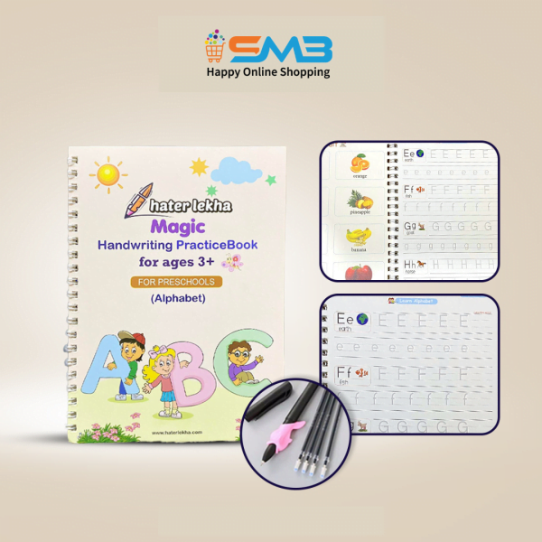 Magic Handwriting Practices Book for Kids- Subject: Bangla, English, Arabic, Math Books. Best Educational Online Shop for Kids in Bangladesh at ShopnoMarket