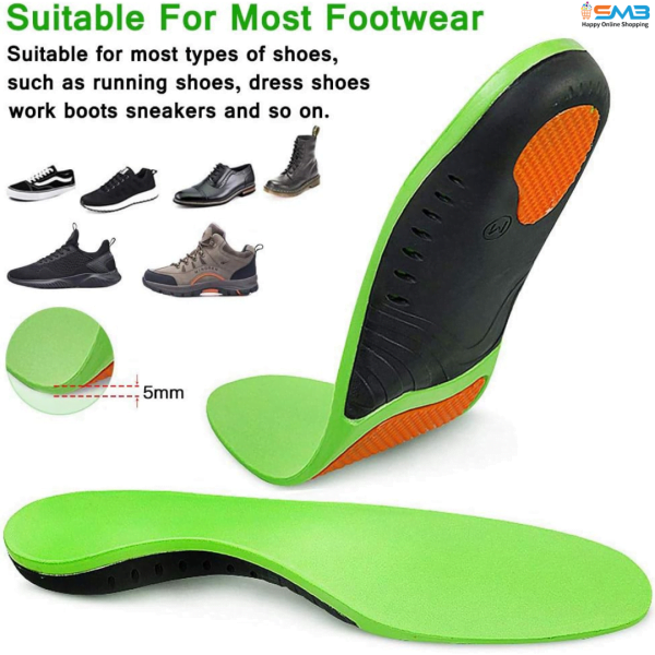 Orthotic Shoe Insole is Comfortable for Men & Women. High Elastic, Comfortable, Anti-slip Insole Buy Best Price Online at Shopnomarket.com.bd