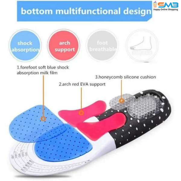 High-Quality Comfortable & Anti-slip Sports Shoe Insole for Men and Women. Buy Insole Best Price in Online at Shopnomarket.com.bd