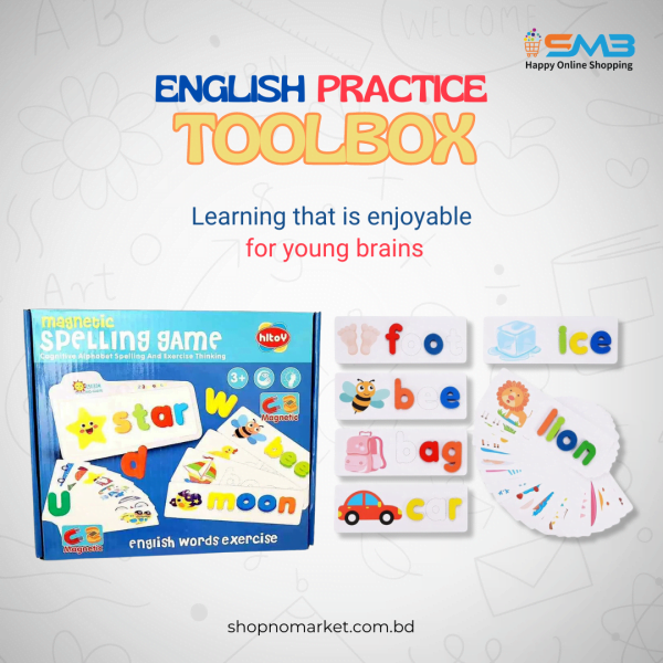 Kids Learning Toys & Spelling Matching Game Tool Box. Magnetic Letters & Numbers; Popular Kids Educational & Learning Online Platform in Bangladesh