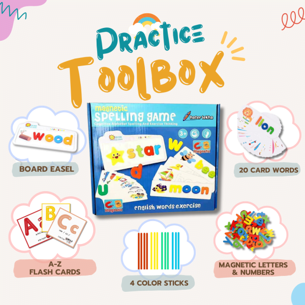 Kids Learning Toys & Spelling Matching Game Tool Box. Magnetic Letters & Numbers; Popular Kids Educational & Learning Online Platform in Bangladesh