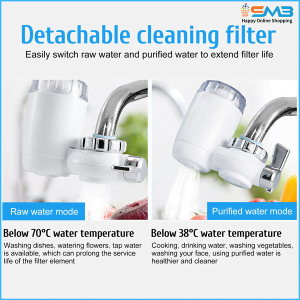 Kitchen Tap Water Purifier Filter, Suitable For：Kitchen Faucet, Home Faucet, Bathroom lowest price water filter in Bangladesh at Shopnomarket.com